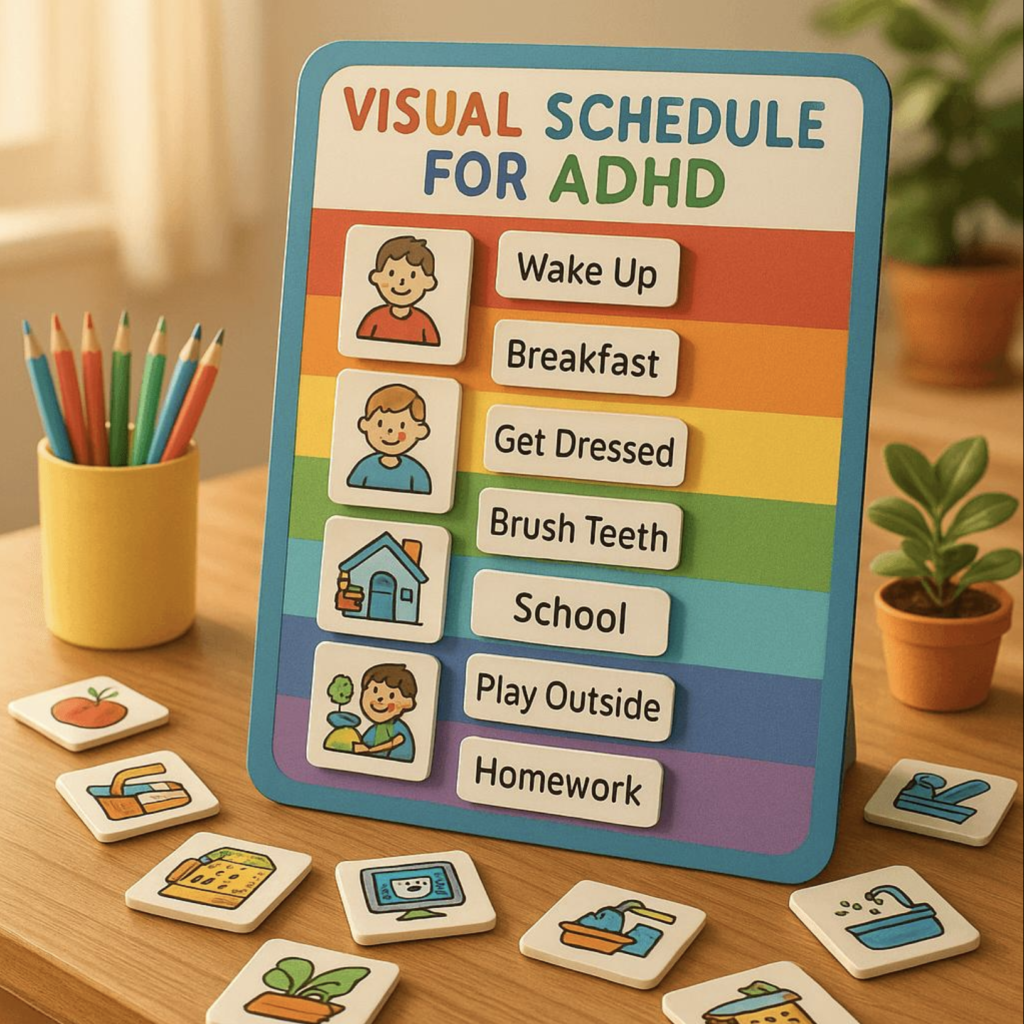visual routine for ADHD kids